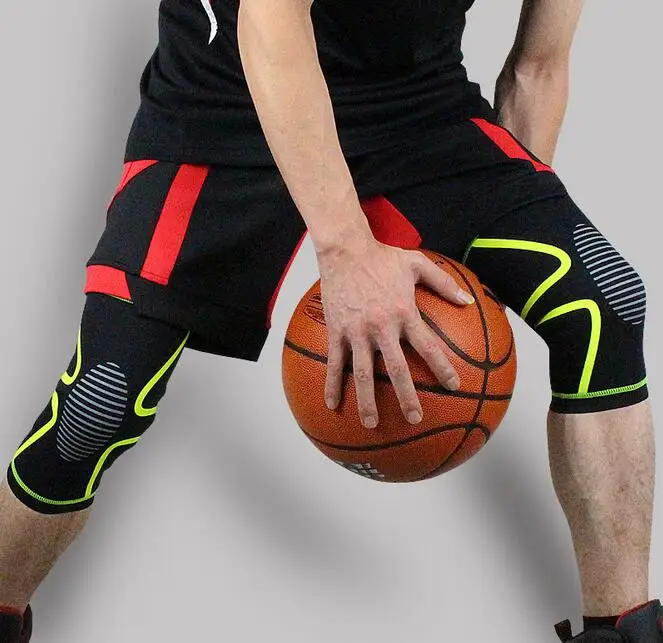 Custom Neoprene 7mm Knee Sleeves | Anti -Slip Double Silicone Gel Strips Best Grip & Stability #HX-28