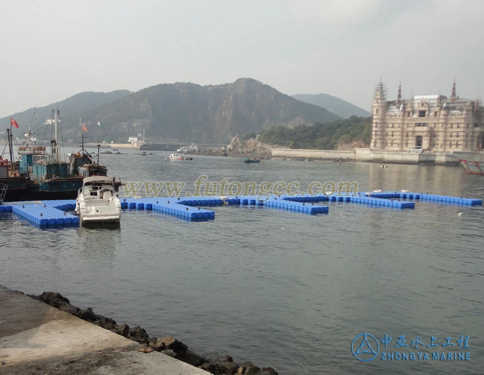 plastic floating dock pontoon floats jet ski dock bridge walkway platform