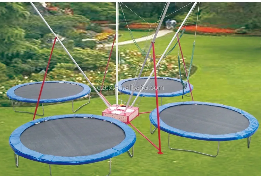 High Evaluation large 4 in 1 bungee trampoline/bungee trampoline price/bungee jumping trampoline QX-120A