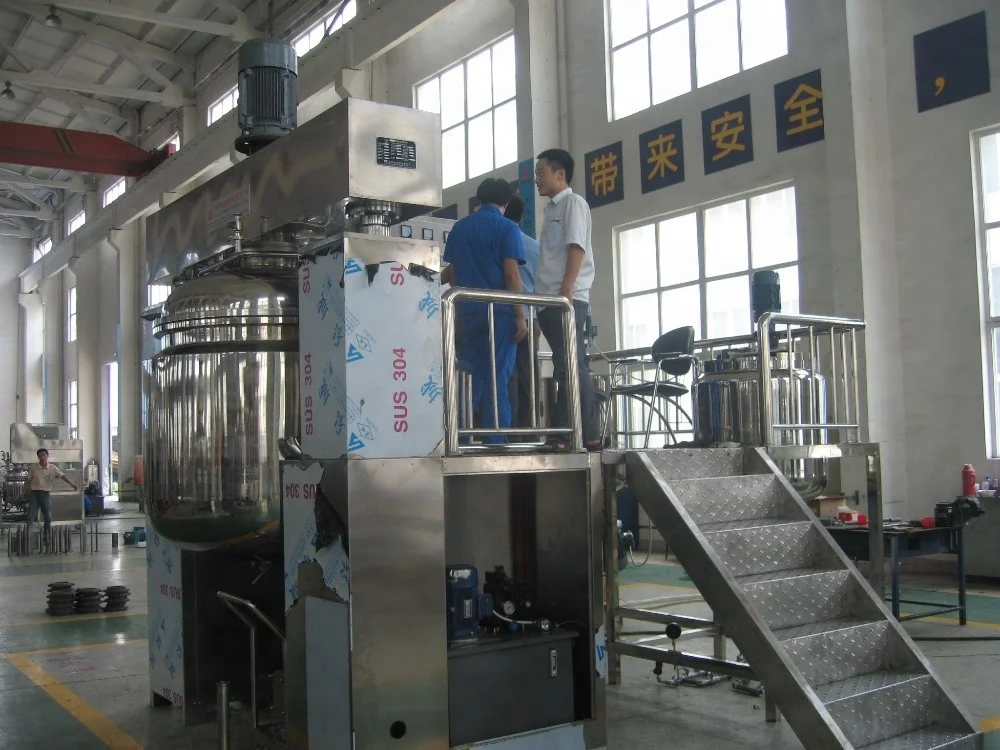ZJR-1000 Manufacturer price cheese making machine vacuum emulsifying mixer