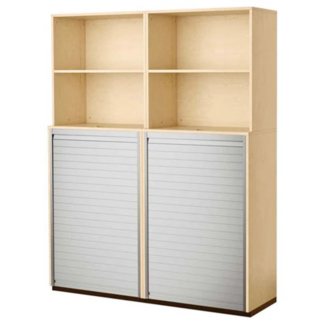 roller shutter door filing cabinet Slat Cabinet Pvc Vertical Furniture