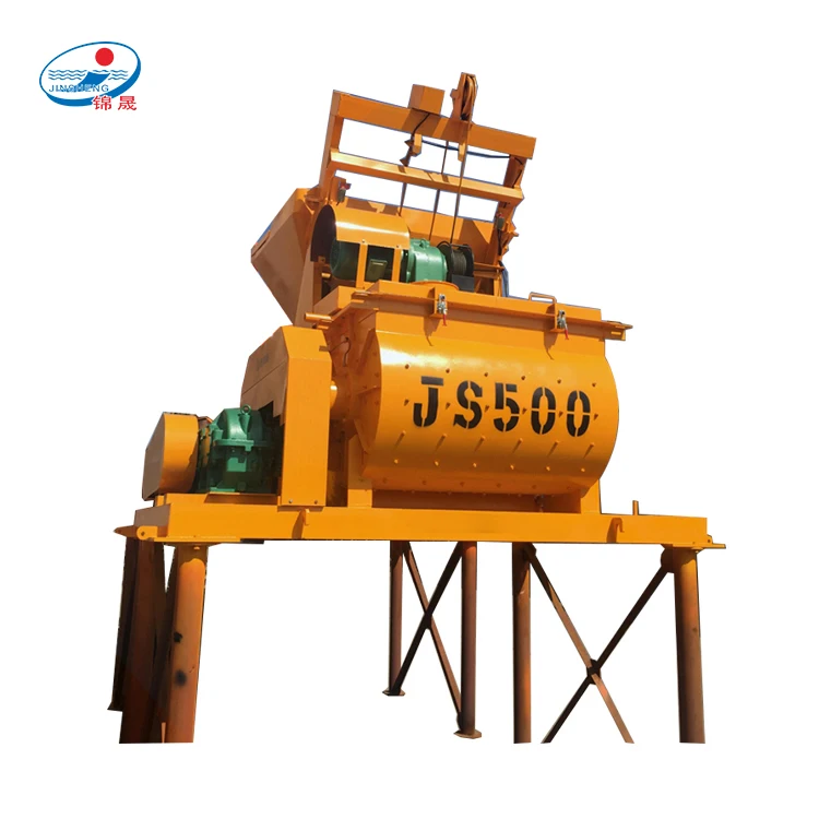 Contact supplier leave messages double spiral twin-shaft compulsory concrete mixer JS500