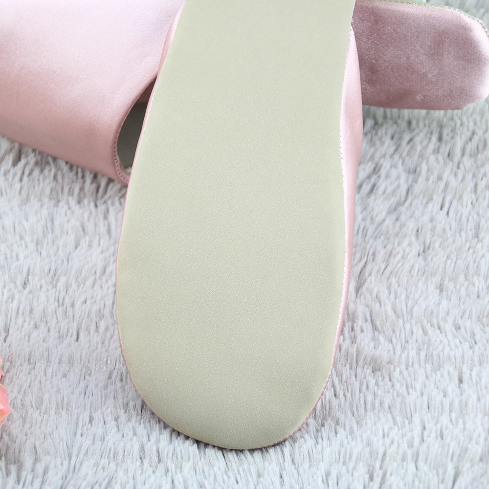 pink beauty women indoor spa  slipper shoes