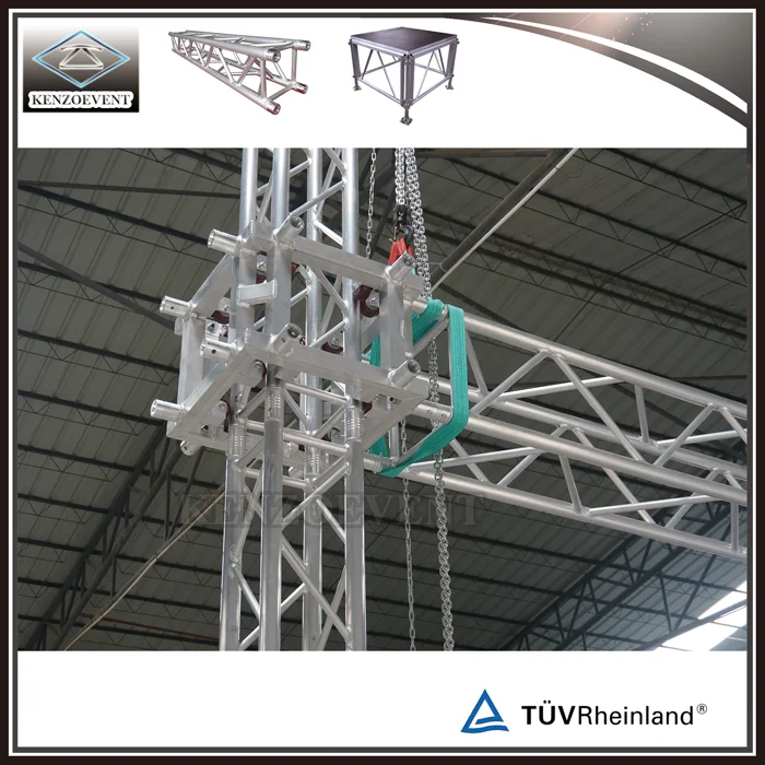 Truss Beam 400mm Spigot Truss Pillar 400mm 290mm With Lift Tower