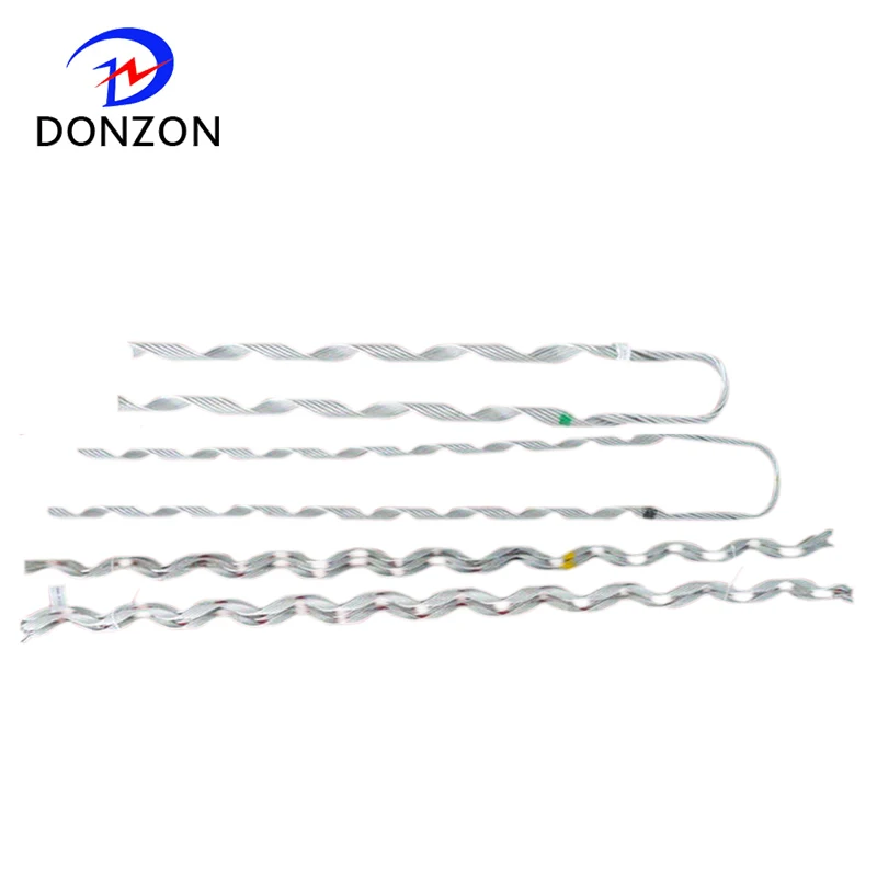 electrical cable fittings helical dead end clamp for short span adss cable fittings