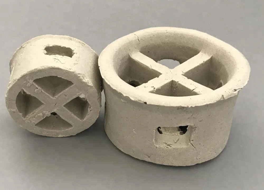 120mm/150mm ceramic random packing cross partition ring