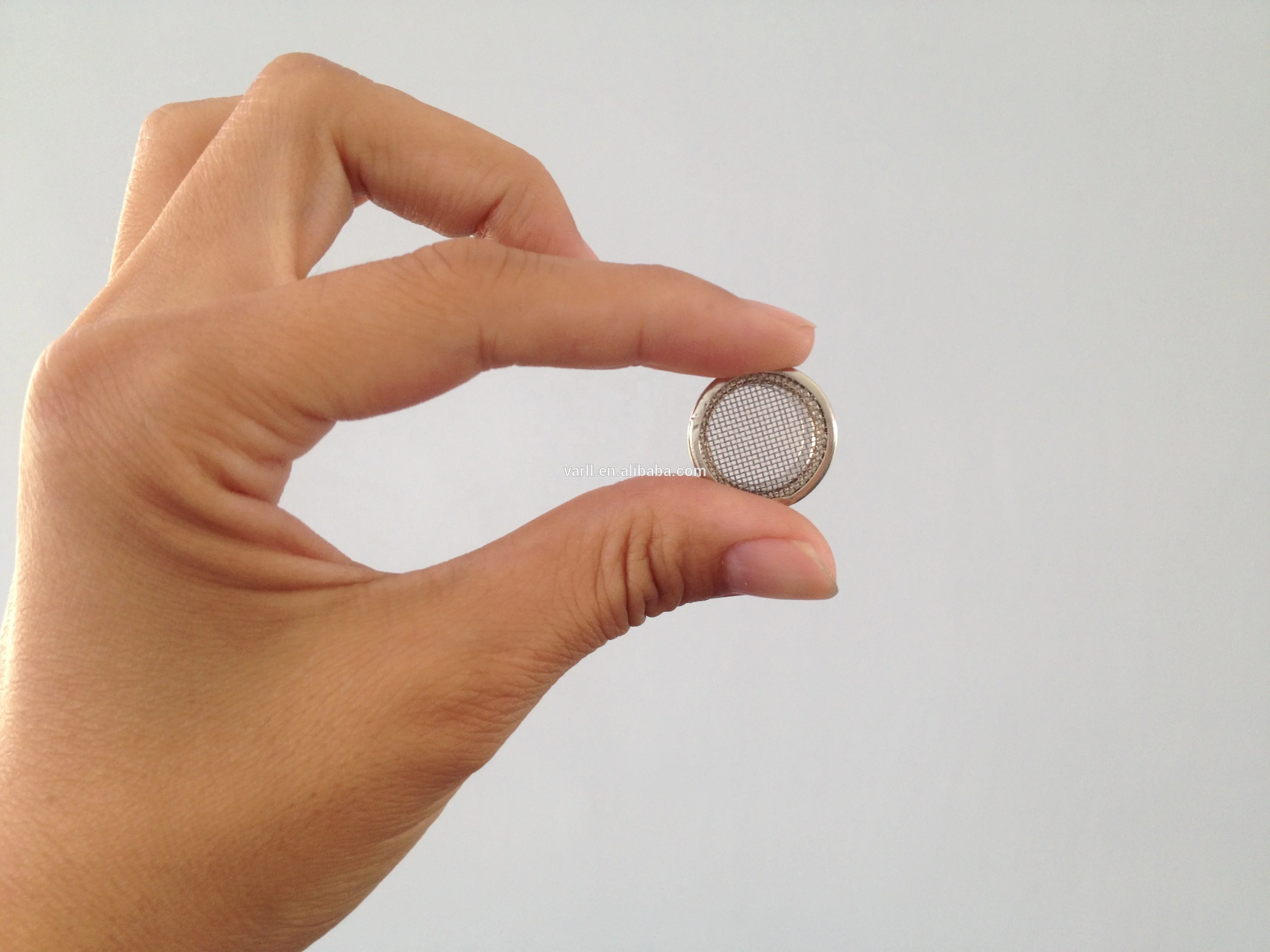 stainless steel bowl shape mesh filter with wrapping edge for smoking pipe