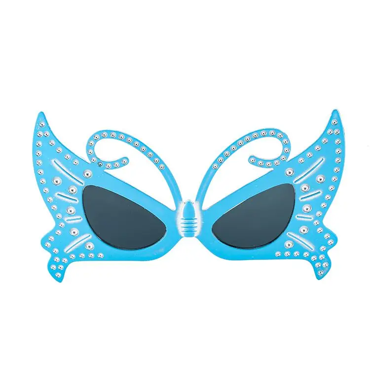 
Concert dance party activities props ornaments creative gifts butterfly shape party glasses with rhinestone 