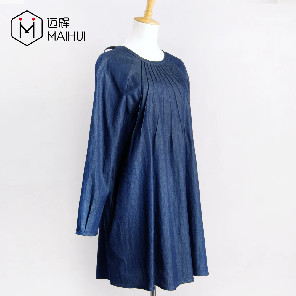 Summer Popular Denim Dresses Woman Clothes Ladies Modern Dress