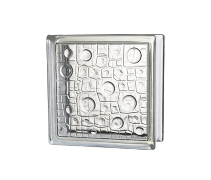 Water Bubble Craft Decorative Glass Brick Clear Crystal Glass Block Manufacturer