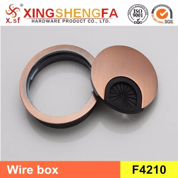 2 Inch Computer Desk Round Hole Cover Zinc Alloy Office Desktop Wire Cable Grommet