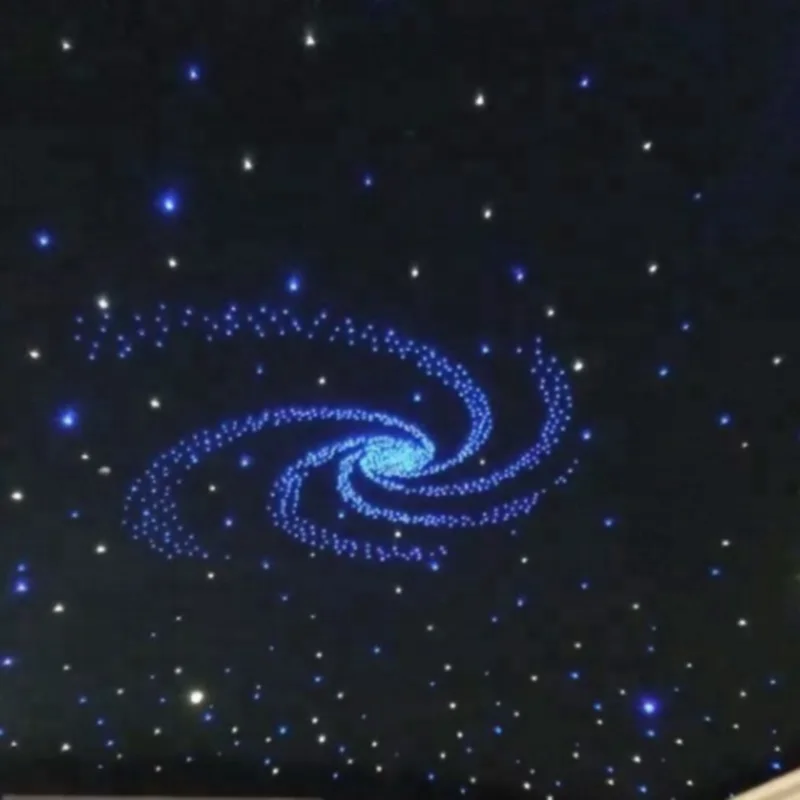 led RGB plastic optical fiber light twinkle for decorative