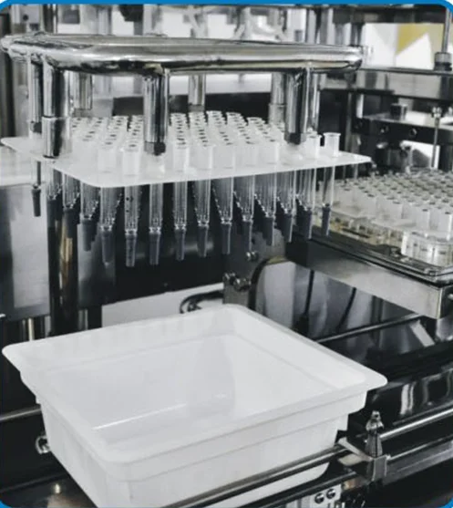 Fully automatic prefilled syringe filling machine for different different liquid