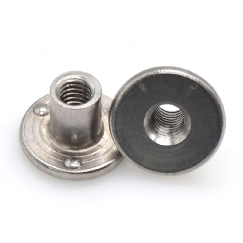 Stainless Steel round base Tee weld nut