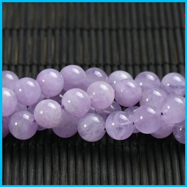 12mm Bulk Sale Natural Round Smooth Big Amethyst Lavender Precious Beads