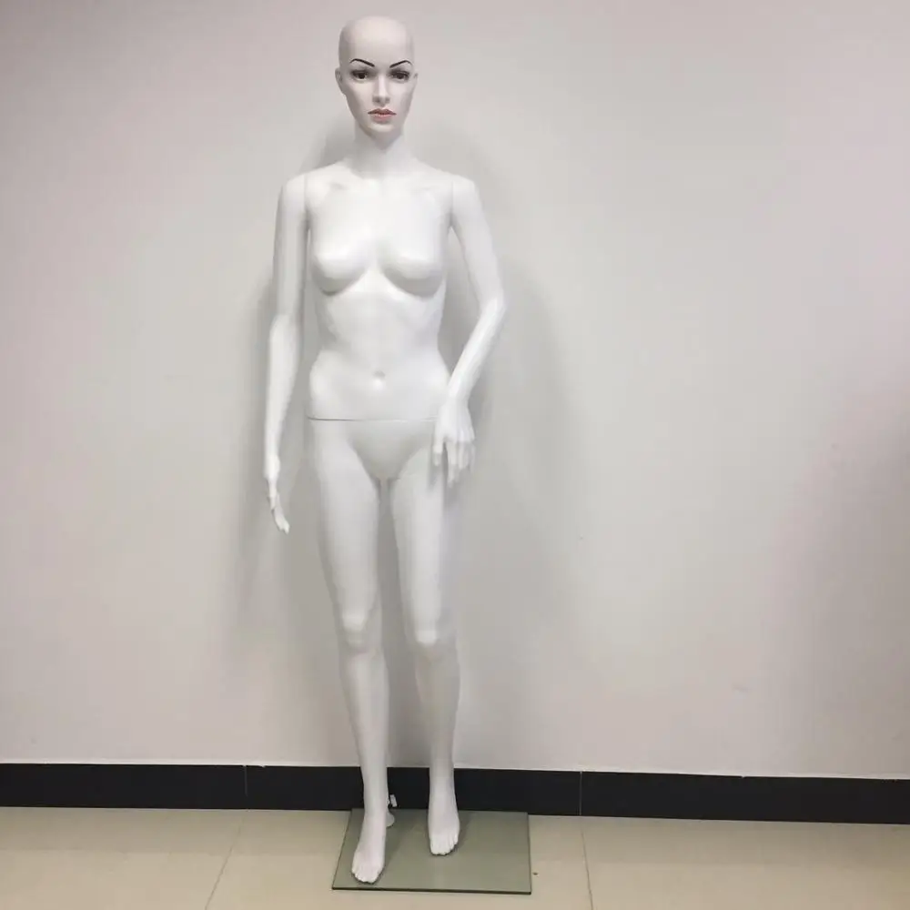 Wholesale High Quality Cheap Fashion White Female Realistic Make-up Manikin PP Mannequin