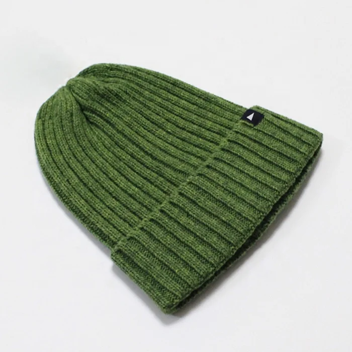
China factory make custom ribbed fashion beanie hat, winter fisherman hat 