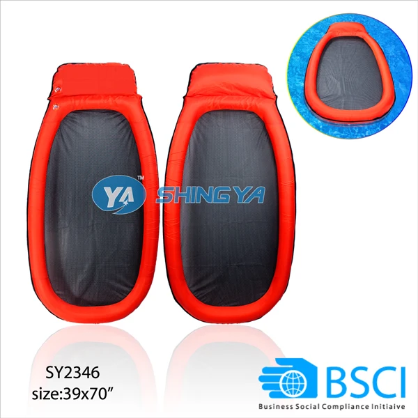 BSCI PVC custom inflatable water floating air mattress