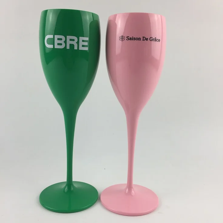
5oz Plastic Champagne Toasting Flutes for Wedding 