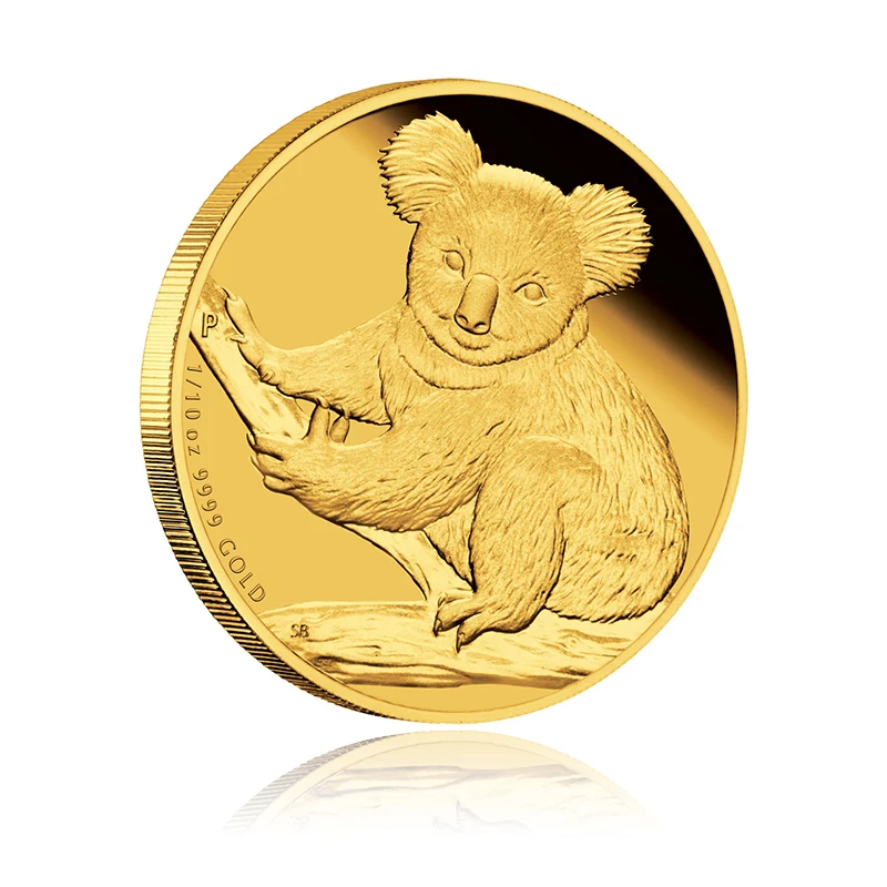 3d Gold plated australia kangaroo souvenir coins