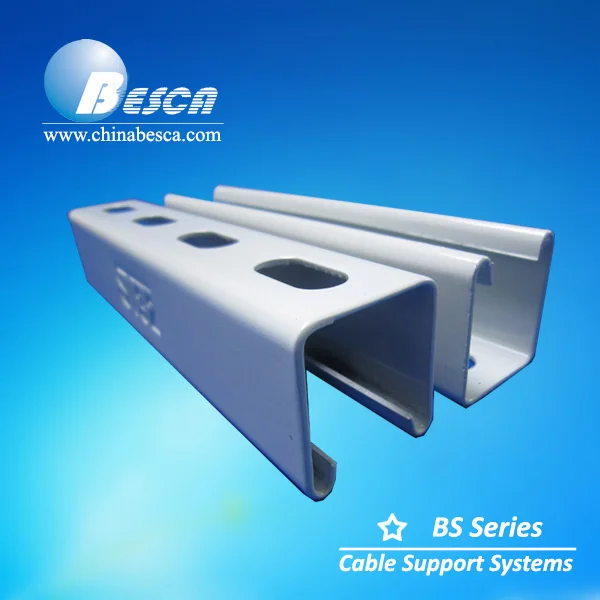 Горячей оцинковкой после изготовления Щелевой Канал со стойкой с пружинная гайка