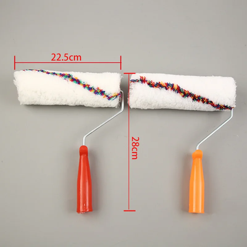 Новая пользовательская краска, латексная краска, кисть, хлопковая линия, промышленная роликовая кисть 9 дюймов