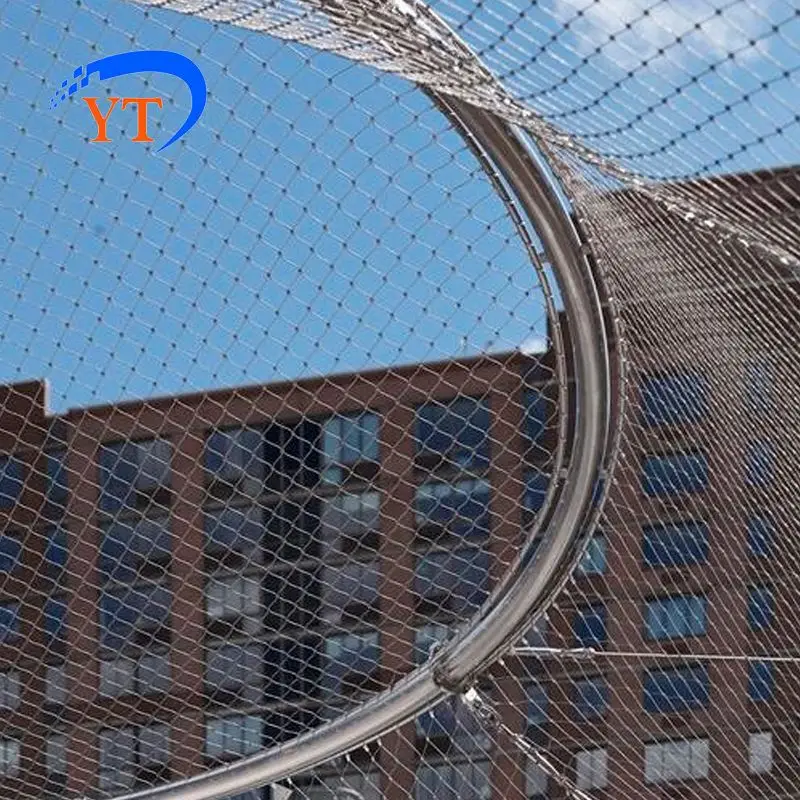 Гибкие архитектурные плетение фасадом веревки сетки