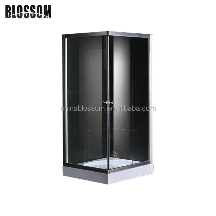 80x80 Sliding Doors Corner Entry Shower Enclosure Glass Screen Cubicles