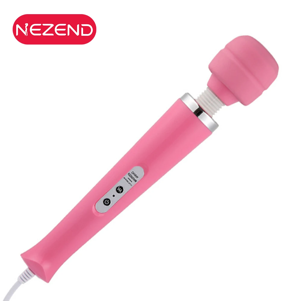 USB Rechargeable Woman Vagina Girls Pussy AV Wand Massager Vibrator Sex Toy