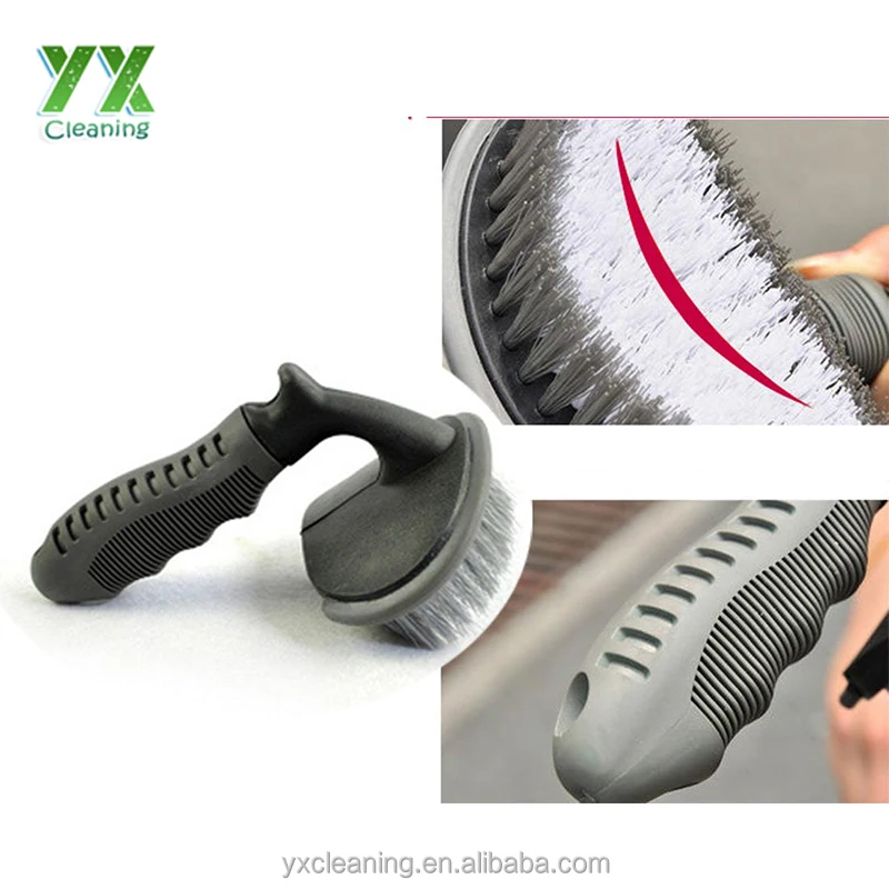 Car Brush 3 Set Auto Alloy Wheel Cleaner Rim Care Motorcycle Bike Tire Washing Brushes Tool