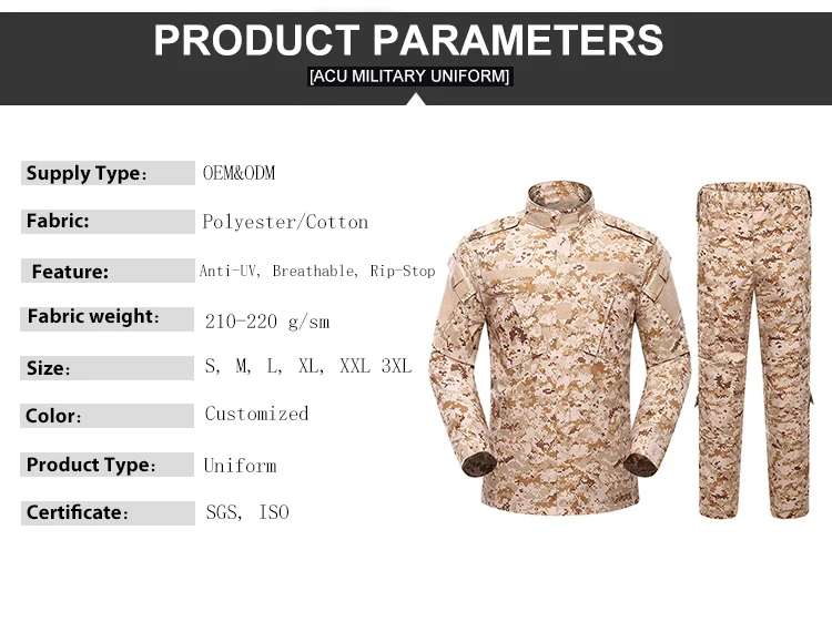 Custom uniforme militar digital desierto digital ,desert camouflage uniform