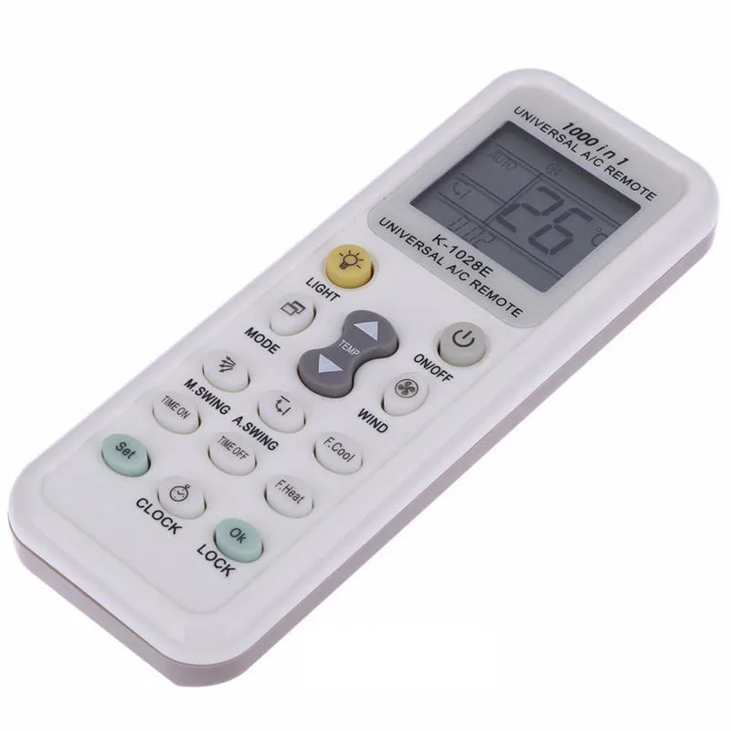 universal 1000 in 1 Low Power Consumption K-1028E Air Conditioner  Remote control with back light