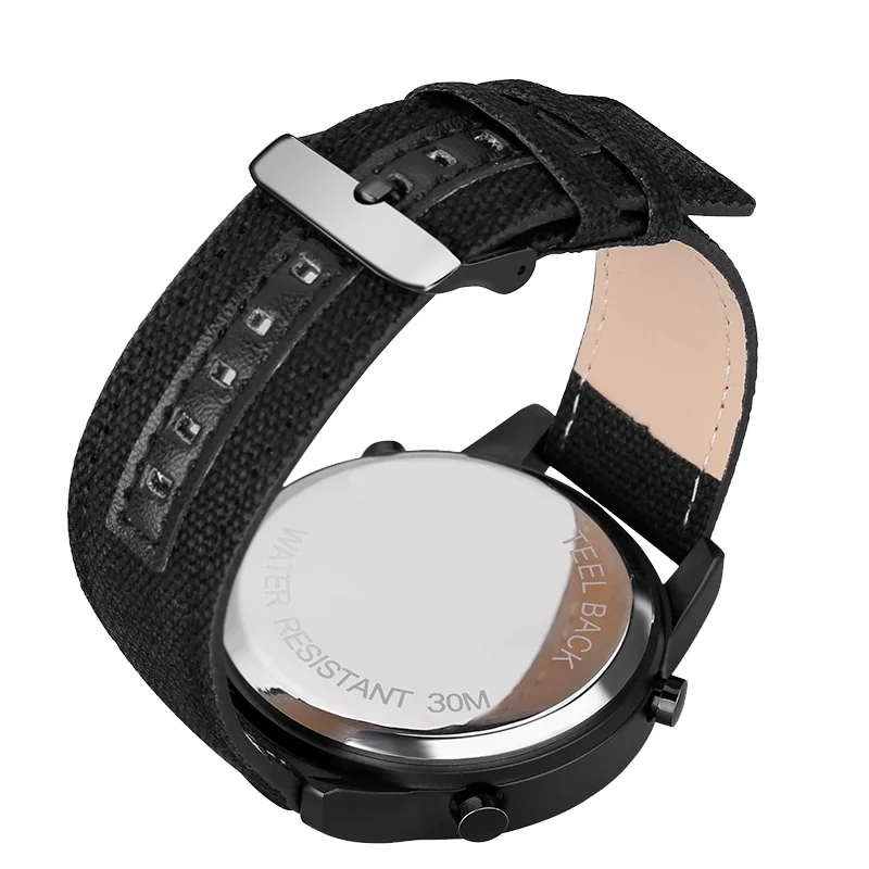 Mens military watch shock tactical watch outdoor navieforce men s military leather watch