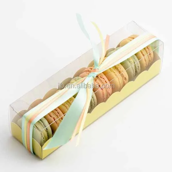 2020 plastic box for macarons/clear plastic macarons box/plastic gift box