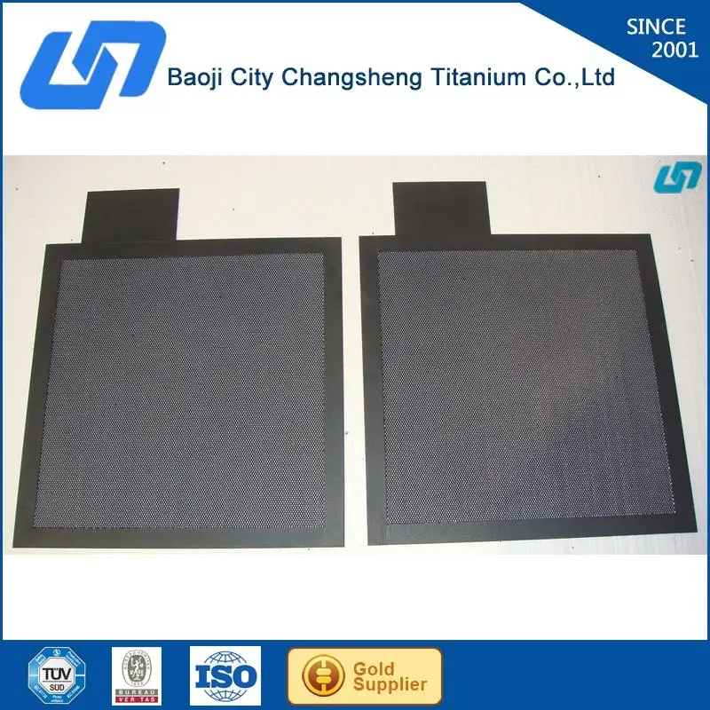 Titanium anode plate