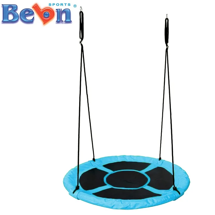 Outdoor tree swing, children round swing trampoline swing