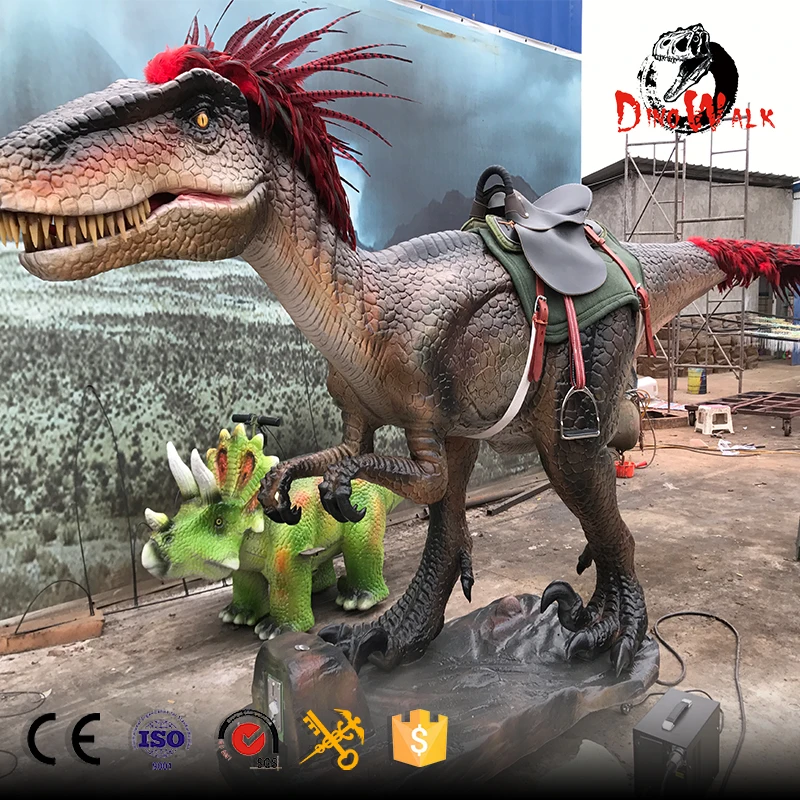 Dino0056 Animatronic walking dinosaur amusement rides for sale
