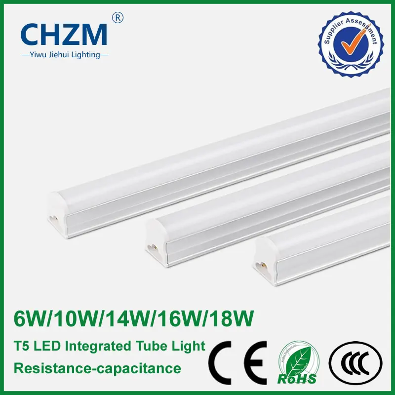 AC170-240V led T5 6W/10W/14W/16W/18W light for indoor lighting