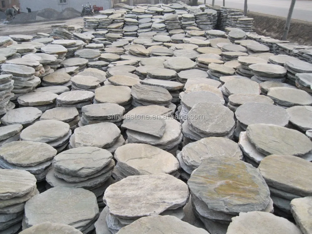 High Quality Natural Honed Outdoor Slate Stepping Stones