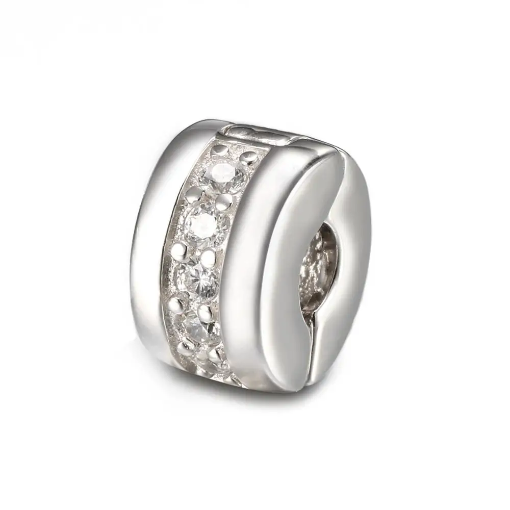 Популярные DIY Браслеты Подвески из чистого серебра 925 пробы аксессуары для браслетов