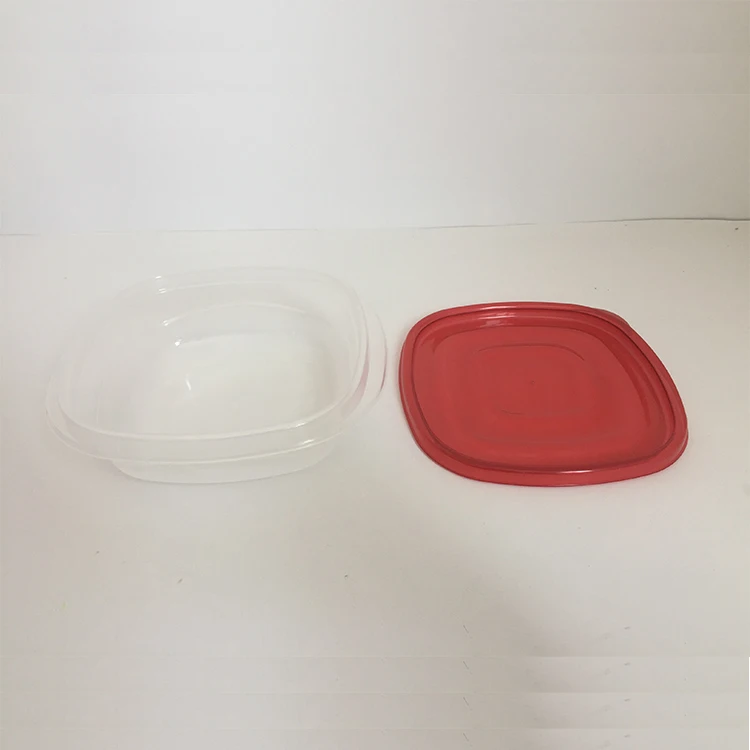 
China Factory Useful Round Shaped Plastic Food Container For Take Away 