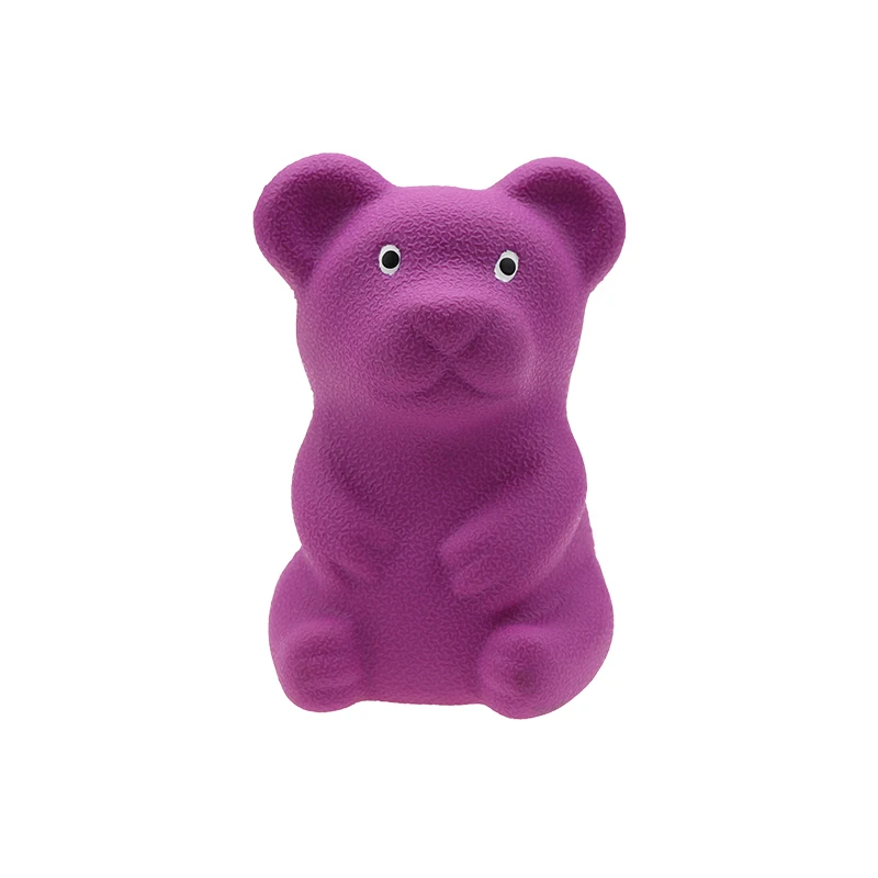 
Squeaky rubber dog toy Cute Bear Rubber Toy Manufacturer Customized 70% Rubber Content with Safety Inspection Food Grade 