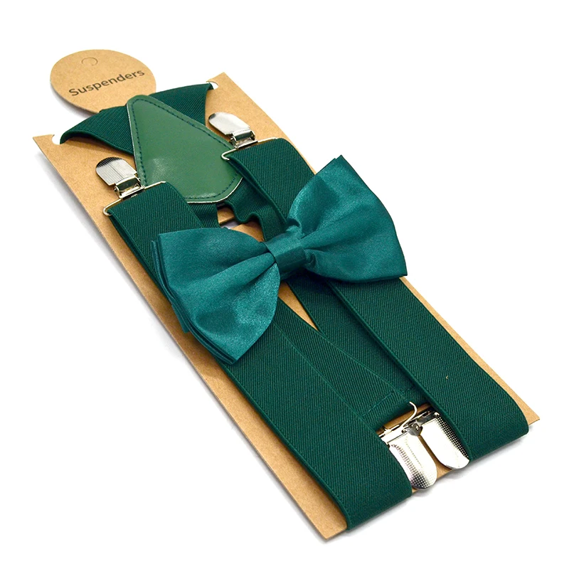 Мужские подтяжки галстук-бабочка комплект унисекс полиэстер материал высокая эластичность 4 клипы 3,5 см ширина 120 см длина Популярные brace галстук