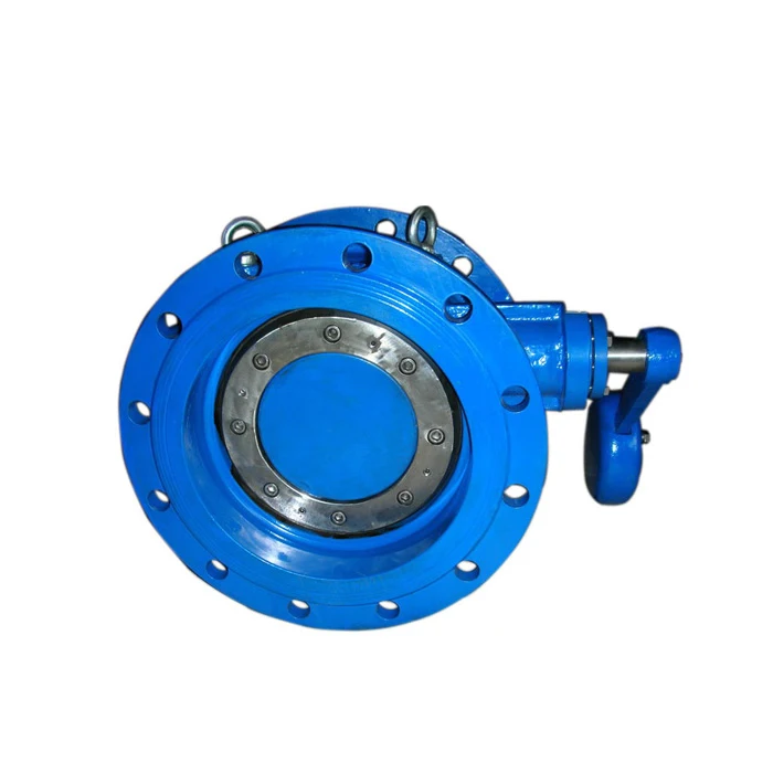 Ductile iron butterfly type check valve with counterweight EPDM seat size DN150-DN2000 pressure PN10/16/25