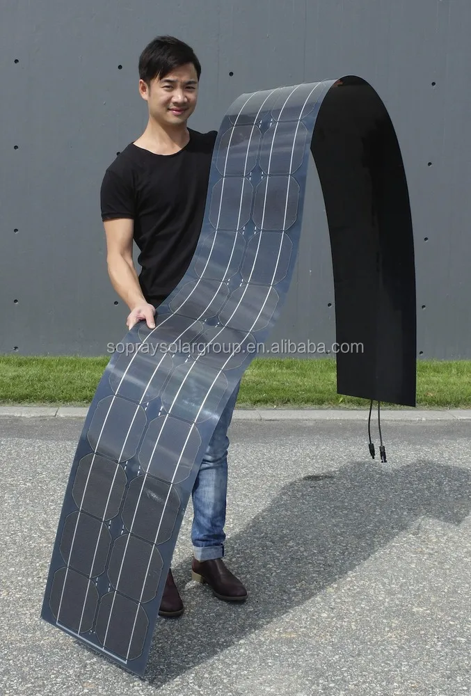 The amorphous silicon thin film flexible solar panel with high demand