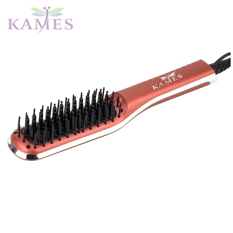 
private label hair brush straightener ionic function with ETL certificate 