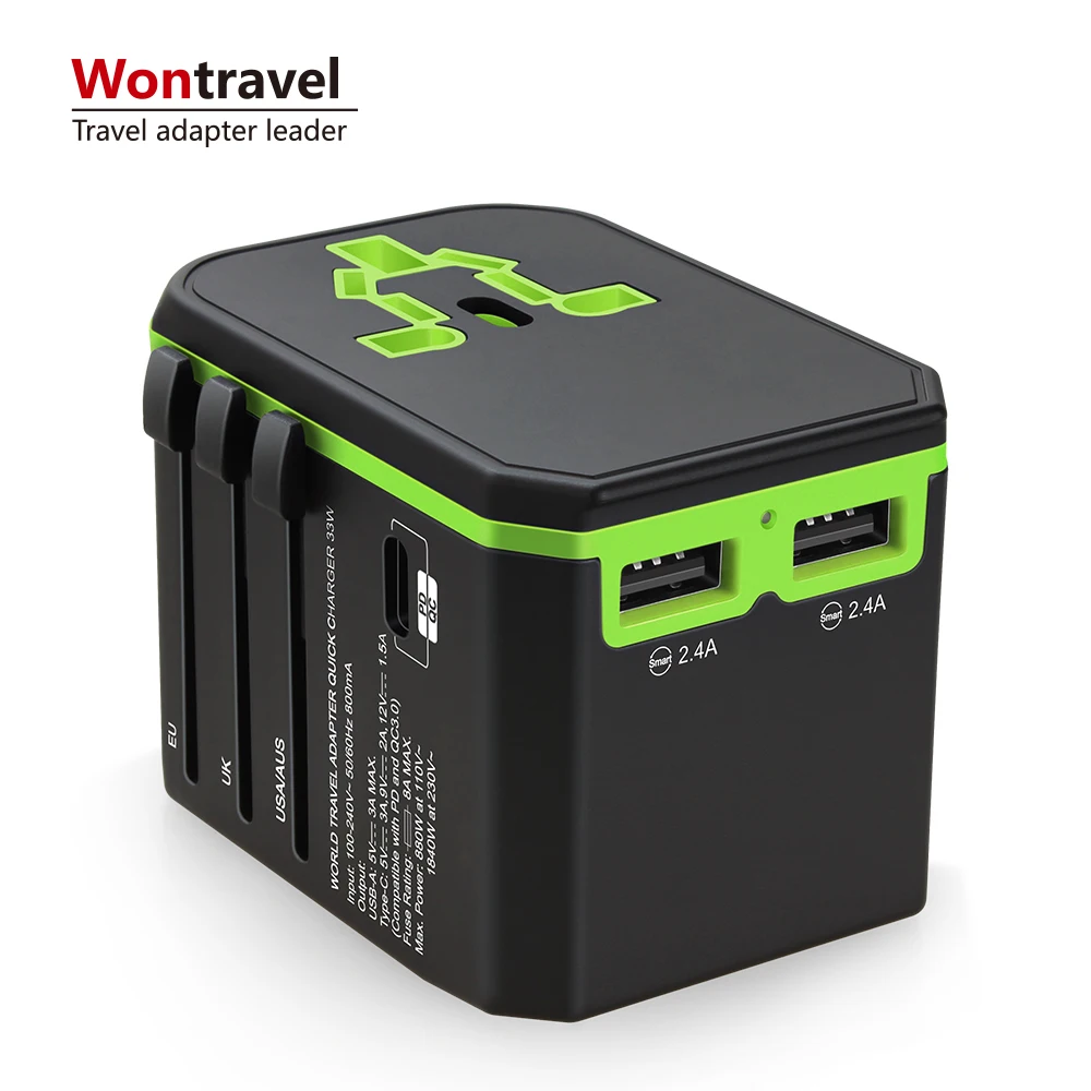 Hot Selling Products 18W 33W PD quick charger universal Travel adaptor usb charger