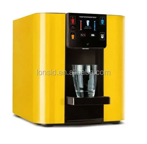 LONSID Brand  CB&CE Certification Smart TFT Display Bottle FREE Tabletop Hot and Cold Mini Water Dispenser with built-in Filter
