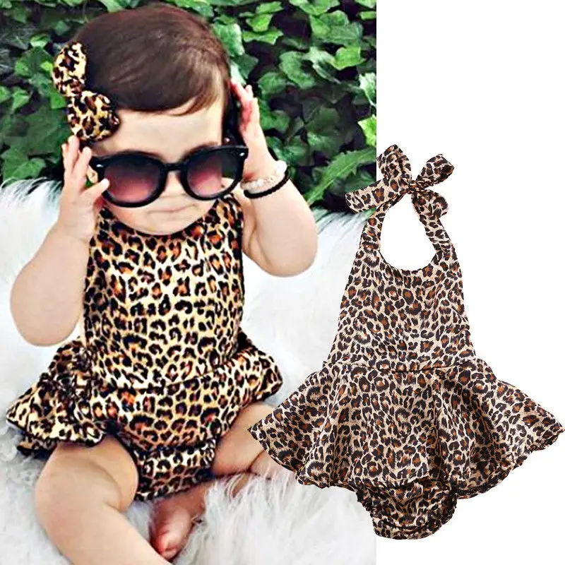 Baby Girl Clothes Kids Toddler Flower Printed Romper One-piece Bodysuit Jumpsuit 