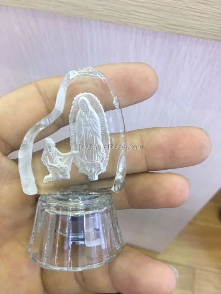 Wholesale Glitta Fashion wedding gifts for guests Christianity Jesus Christian crystal gift wedding favors JC-CC-01